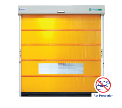 High Speed Door vs. Industrial Doors | Komatsu G-Series In-Door