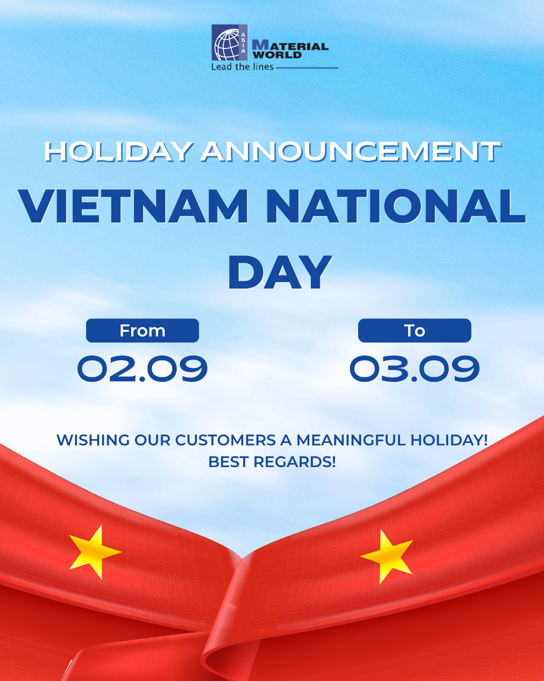 NATIONAL DAY HOLIDAY ANNOUNCEMENT 02/09/2026